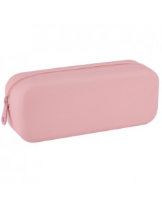 Estojo Silicone Up North com Fecho Rosa Pastel Apli