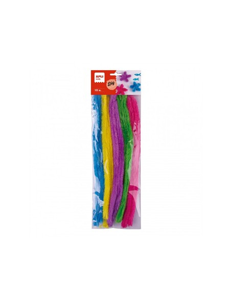 Chenille Cores Sortidas Apli 15un