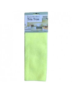 Pano Microfibras 30x40cm Amarelo Fluorescente 1un