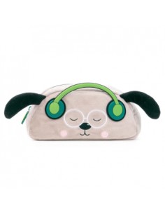 Estojo Retangular Ambar Dog Person Green Furry