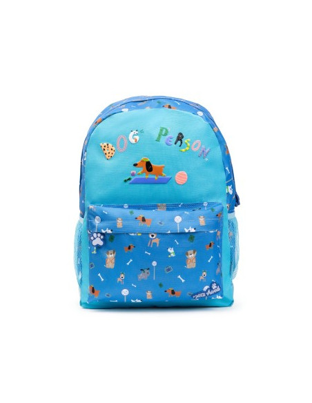 Mochila Escolar Ambar Dog Person Blue 25L
