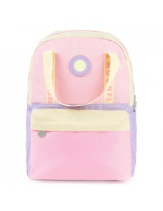 Mochila Escolar Ambar Pastel Campus Moonflower 25L