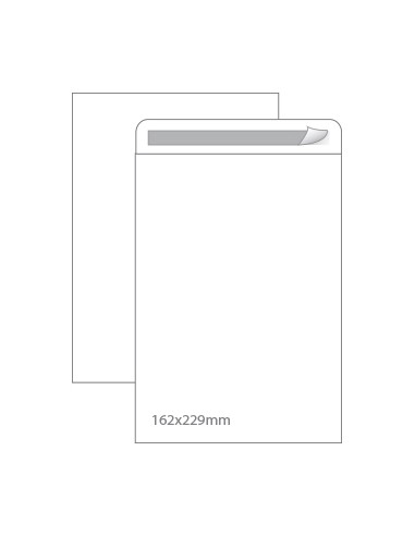 Envelopes Saco 162x229mm C5 Branco 100g Autodex Pack 50un