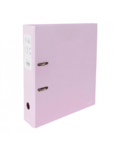 Pasta Arquivo c/Rado Ambar Classroom Mates L/L Pastel Rosa