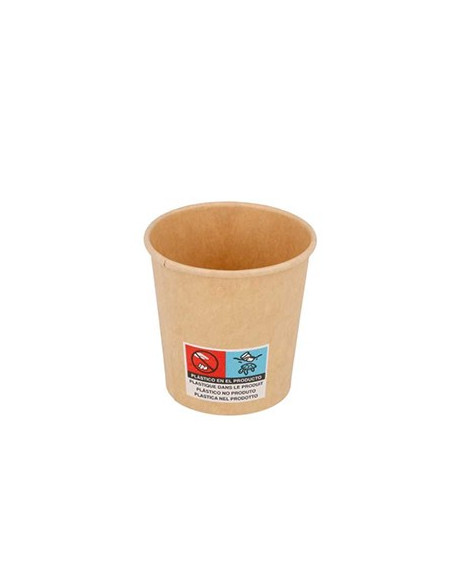 Copos Cartão 120ml Kraft Bebidas Quentes 50un