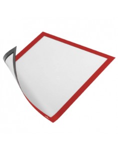 Bolsa Magnética A4 Vermelho Duraframe 5un