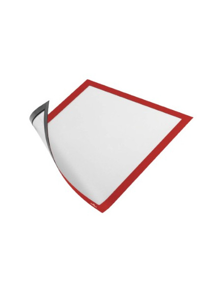 Bolsa Magnética A4 Vermelho Duraframe 5un