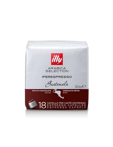 Café Cápsulas IperEspresso ILLY Guatemala Pack 18un