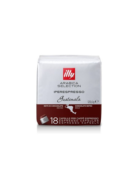 Café Cápsulas IperEspresso ILLY Guatemala Pack 18un