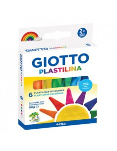 Plasticina 6 Cores Giotto 90g
