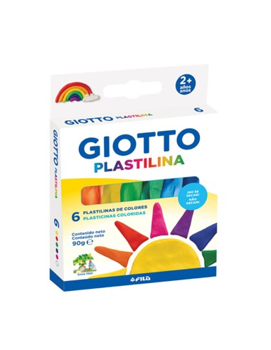 Plasticina 6 Cores Giotto 90g