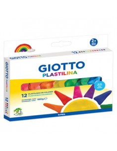Plasticina 12 Cores Giotto 180g