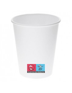 Copos Papel 150ml 5oz Branco 50un