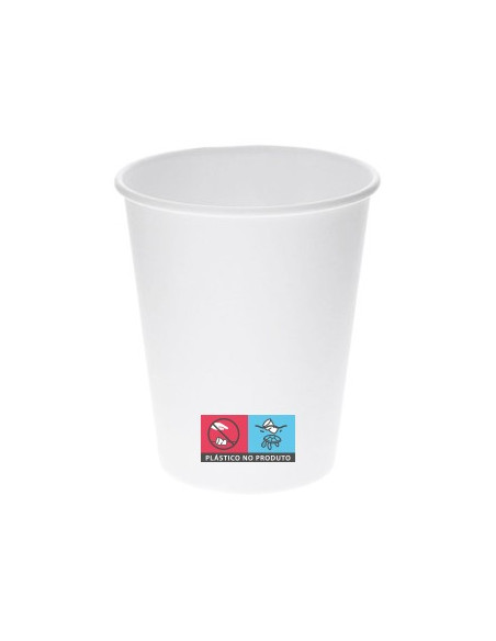 Copos Papel 150ml 5oz Branco 50un