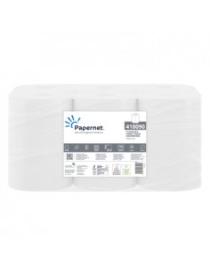 Rolo Toalhas Mão 285mx19,2cm 1Fl PAPERNET Picotado 6un