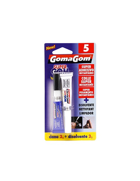 Cola Rápida 3g Instantânea + Dissolvente 1g Blister