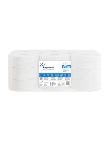 Papel Higiénico (Jumbo) 100mts 2Fls PAPERNET 18un