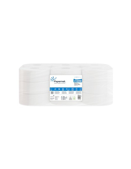 Papel Higiénico (Jumbo) 100mts 2Fls PAPERNET 18un