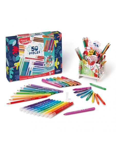Kit Colorir 50 Peças