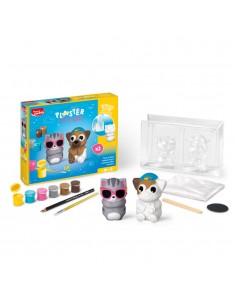 KIT GESSO FRIENDS CÃO E GATO