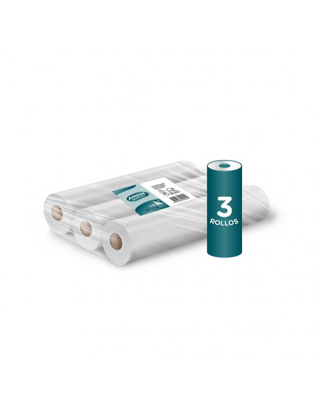 Rolos Papel Marquesa Papel 2Fls 50cmx50mts Amoos Pack 3un