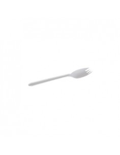 Garfo Mini Plástico Clear 1000un