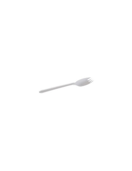 Garfo Mini Plástico Clear 1000un