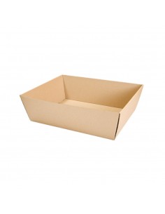 Cesta Cabaz Kraft 390x300x130mm 20un