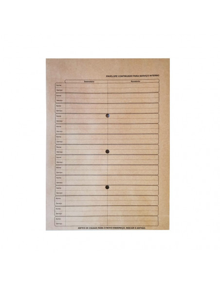 Envelopes Saco Correio Interno 250x350x60mm B4 Kraft 250un