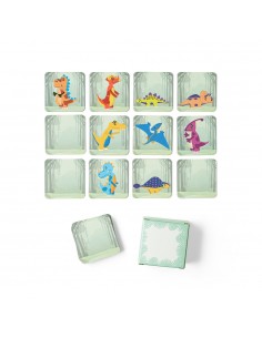 Jogo de Memória Com Figuras Dinossauros 20 peças