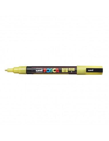 Marcador Uniball Posca PC-3ML 0,9mm Amarelo Glitter (L9) 1un