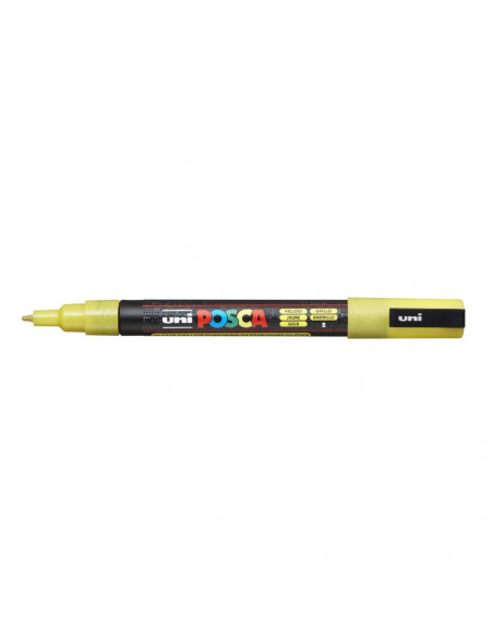 Marcador Uniball Posca PC-3ML 0,9mm Amarelo Glitter (L9) 1un