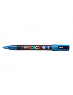Marcador Uniball Posca PC-3ML 0,9mm Azul Glitter (L2) 1un