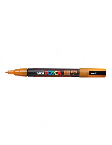 Marcador Uniball Posca PC-3ML 0,9mm Laranja Glitter (L6) 1un