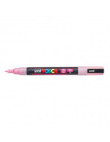 Marcador Uniball Posca PC-3ML 0,9mm Rosa Glitter (L7) 1un