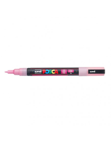 Marcador Uniball Posca PC-3ML 0,9mm Rosa Glitter (L7) 1un