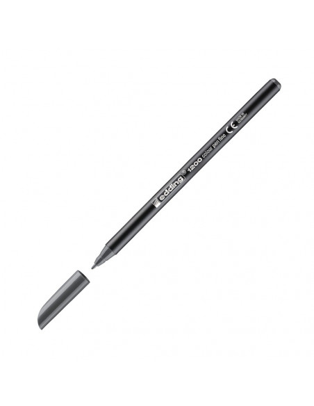 Marcador Médio Cinzento 1mm Edding 1200 1un