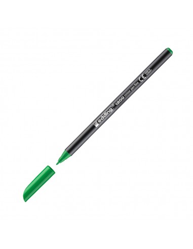 Marcador Médio Verde Fluorescente 1mm Edding 1200 1un