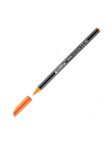 Marcador Médio Laranja Fluorescente 1mm Edding 1200 1un