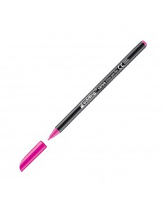 Marcador Médio Rosa Fluorescente 1mm Edding 1200 1un
