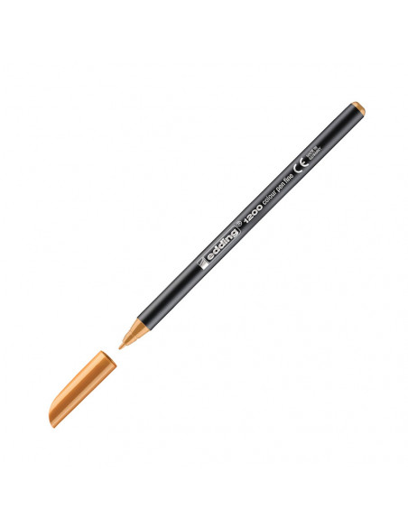 Marcador Médio Laranja Claro 1mm Edding 1200 1un
