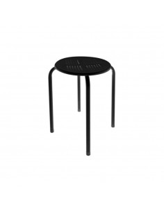 Banco Empilhável Preto 45x29cm