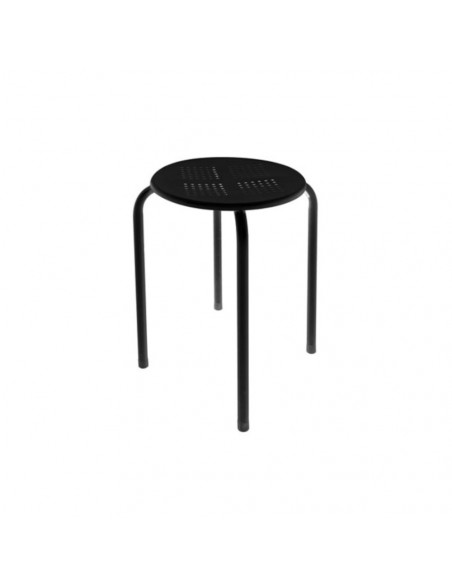 Banco Empilhável Preto 45x29cm