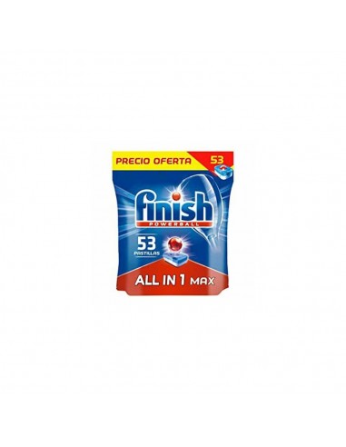 Detergente Máquina Loiça Pastilhas Finish All-in-One 53un