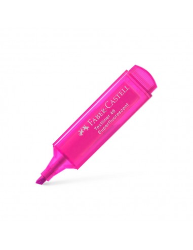 Marcador Fluorescente Rosa Textliner 46 Faber 10un