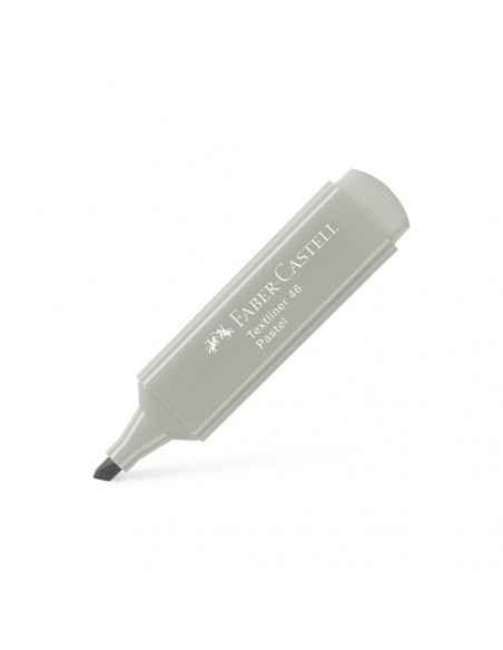 Marcador Fluorescente Cinza Pastel Textliner 46 Faber 10un