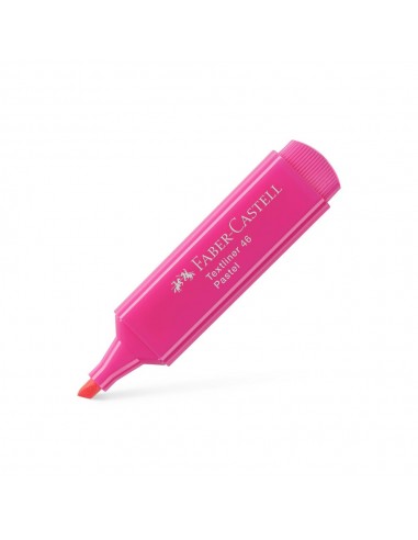 Marcador Fluorescente Rosa Pastel Textliner 46 Faber 10un