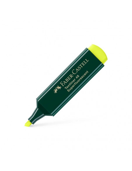 Marcador Fluorescente Amarelo Textliner 48 Faber 10un