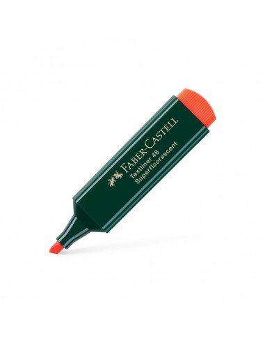 Marcador Fluorescente Laranja Textliner 48 Faber 10un