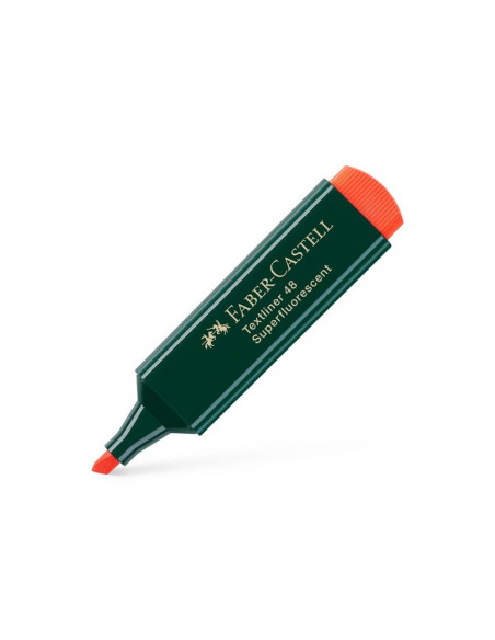 Marcador Fluorescente Laranja Textliner 48 Faber 10un